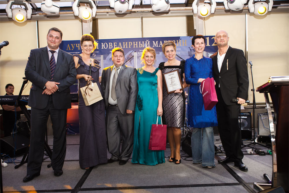 "The best jewellery shop 2012": GRAND PRIX went to Lipetsk